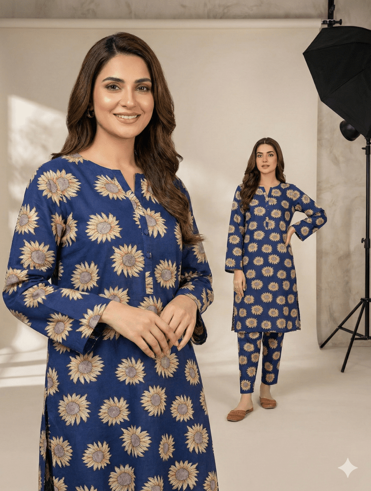 2 Piece Imported Linen (Unstitched) - Wareeb.Shop