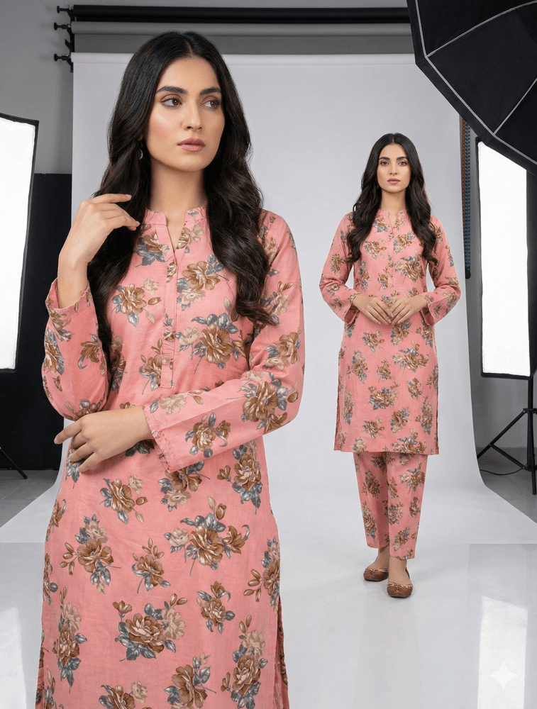 2 Piece Imported Linen (Unstitched) - Wareeb.Shop