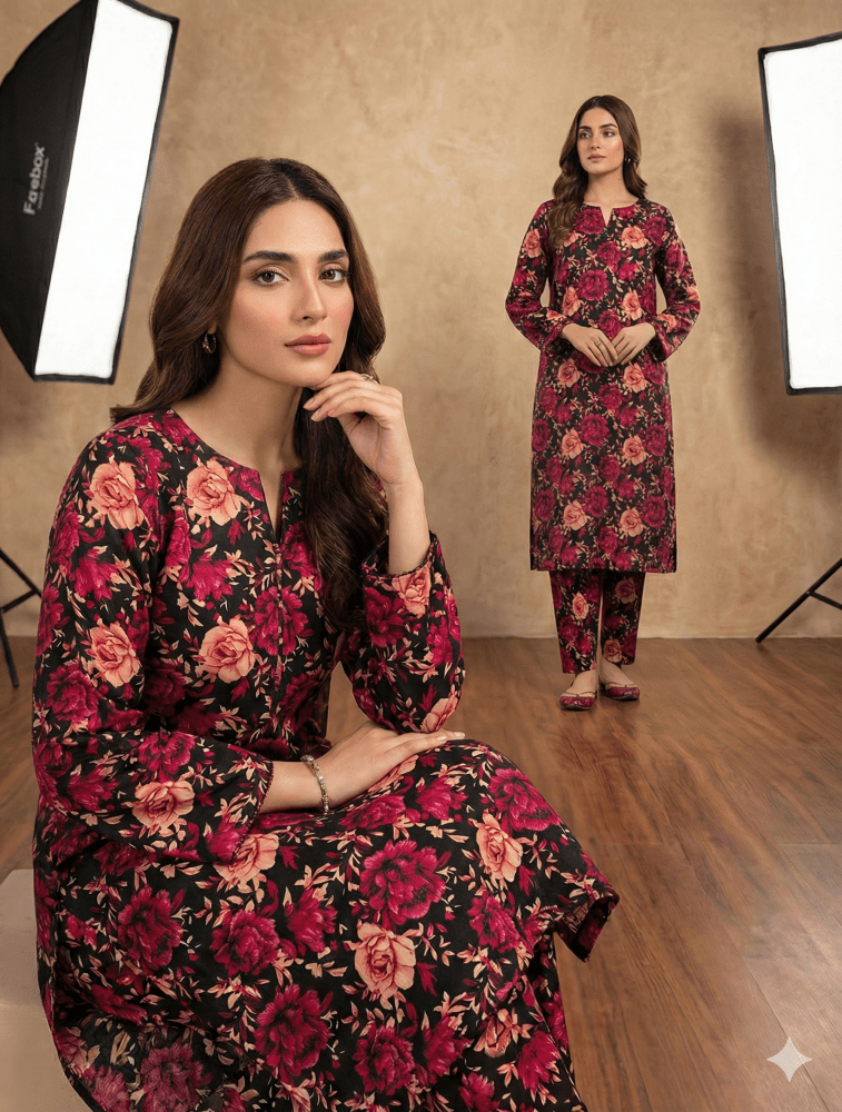 2 Piece Imported Linen (Unstitched) - Wareeb.Shop