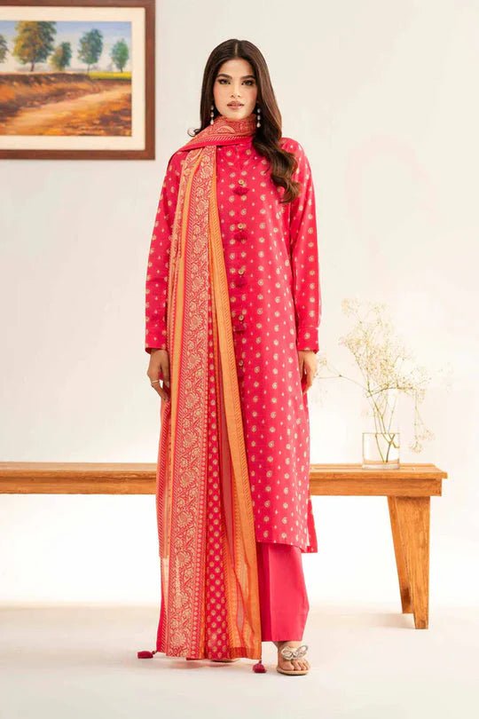 Nishat 3 Piece - Printed Shirt With Printed Trouser - Wareeb.Shop