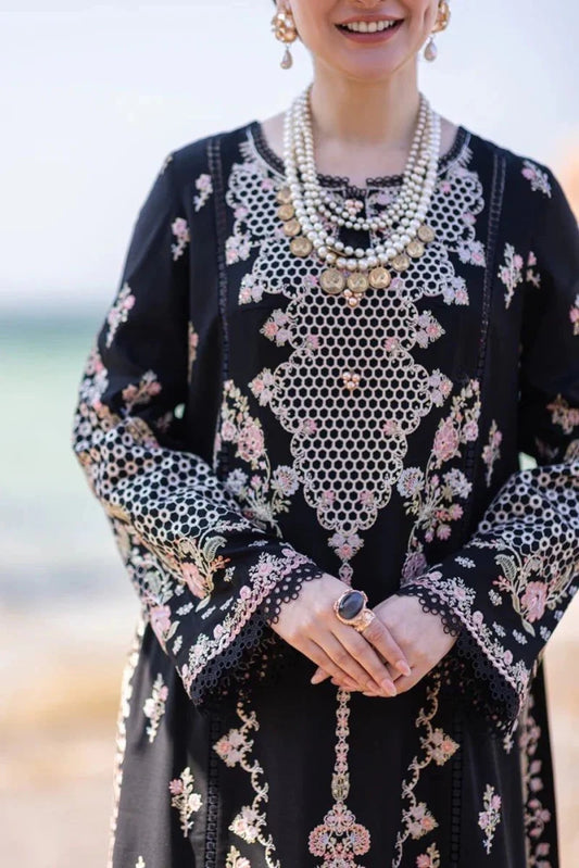 Qalamkar | Hania Amir | Sahil Kinaray | Unstitched Lawn 3Pc - Wareeb.Shop