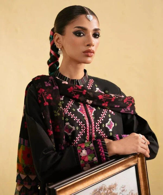 Sapphire Embroidered Dhanak Three Piece D - 69 - Wareeb.Shop