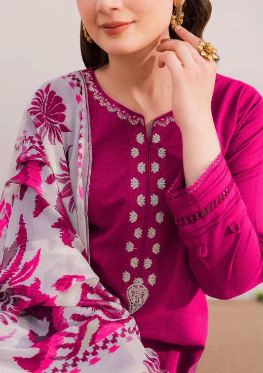 Zarashahjhan Embroidered Dhanak Three Piece COCO - 163 - Wareeb.Shop