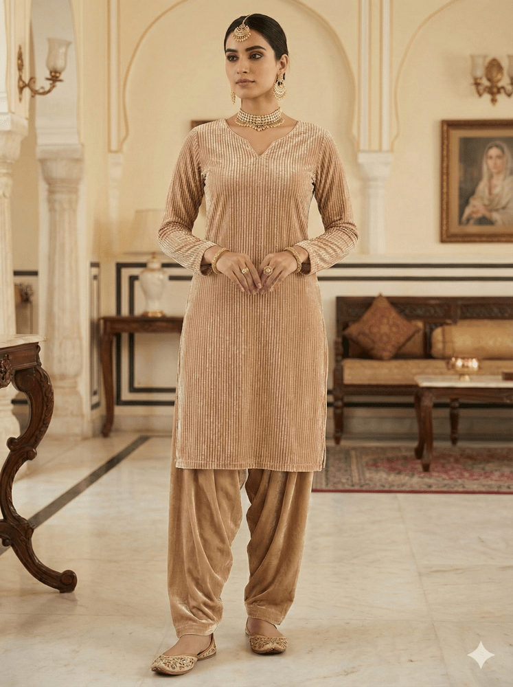 2 PC - Imported Micro Velvet (Unstitched) - Wareeb.Shop