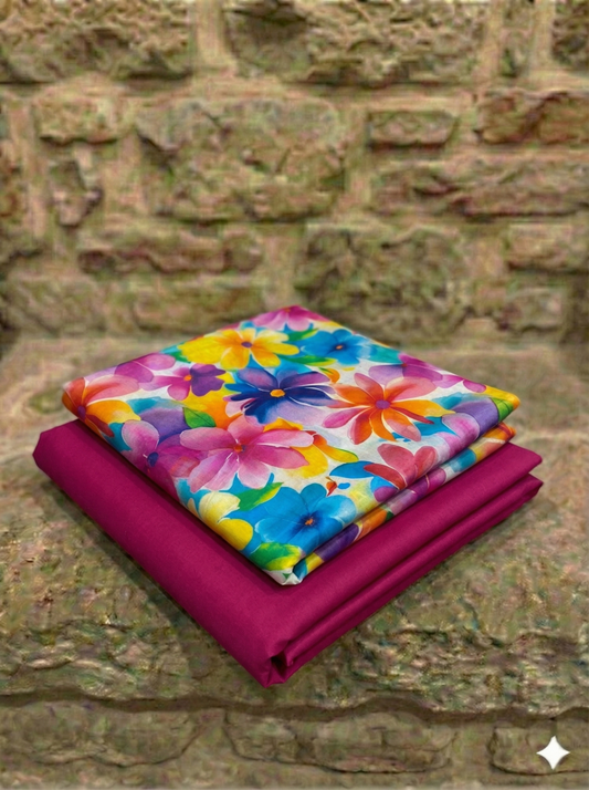 2 Piece Bonenza Orginal Lawn (Unstitched) - Wareeb.Shop