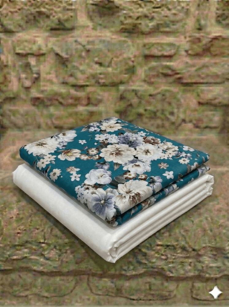 2 Piece Bonenza Orginal Lawn (Unstitched) - Wareeb.Shop