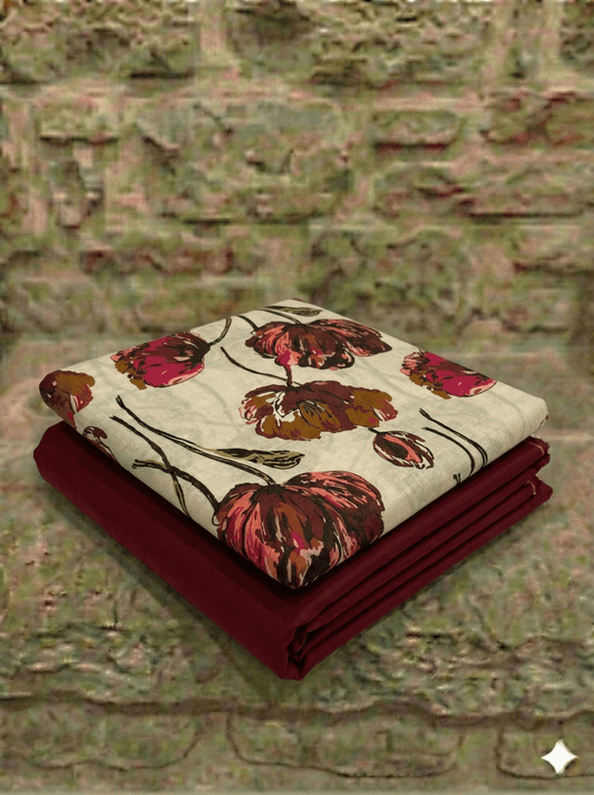 2 Piece Bonenza Orginal Lawn (Unstitched) - Wareeb.Shop