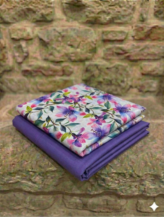 2 Piece Bonenza Orginal Lawn (Unstitched) - Wareeb.Shop