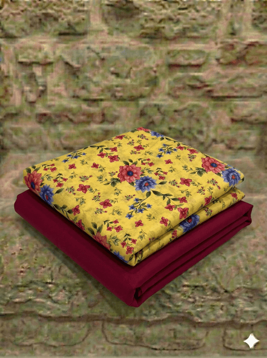 2 Piece Bonenza Orginal Lawn (Unstitched) - Wareeb.Shop