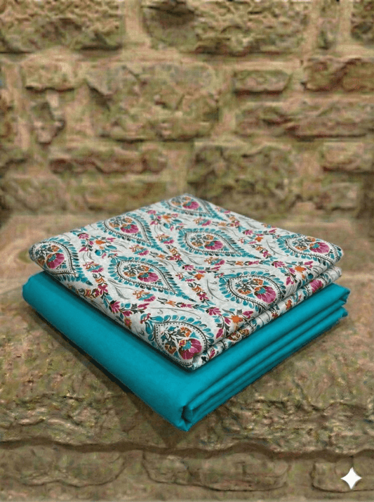 2 Piece Bonenza Orginal Lawn (Unstitched) - Wareeb.Shop