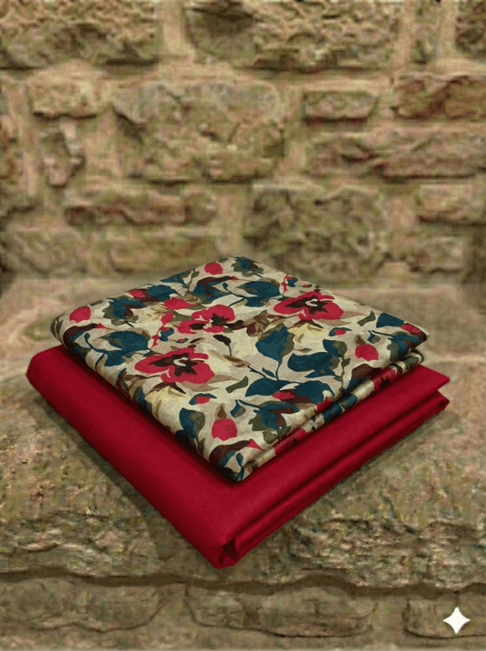 2 Piece Bonenza Orginal Lawn (Unstitched) - Wareeb.Shop