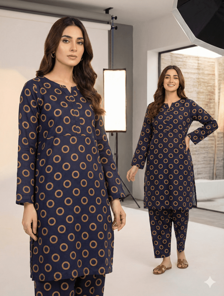 2 Piece Imported China Linen (Unstitched) - Wareeb.Shop