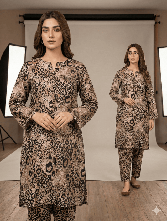 2 Piece Imported China Linen (Unstitched) - Wareeb.Shop