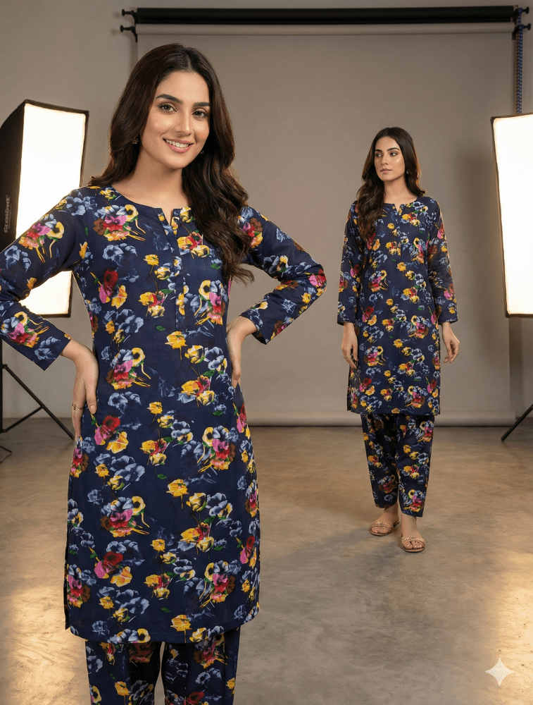 2 Piece Imported Linen (Unstitched) - Wareeb.Shop