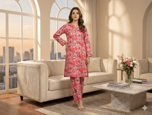 2 Piece Sapphire Lawn (Unstitched) - Wareeb.Shop