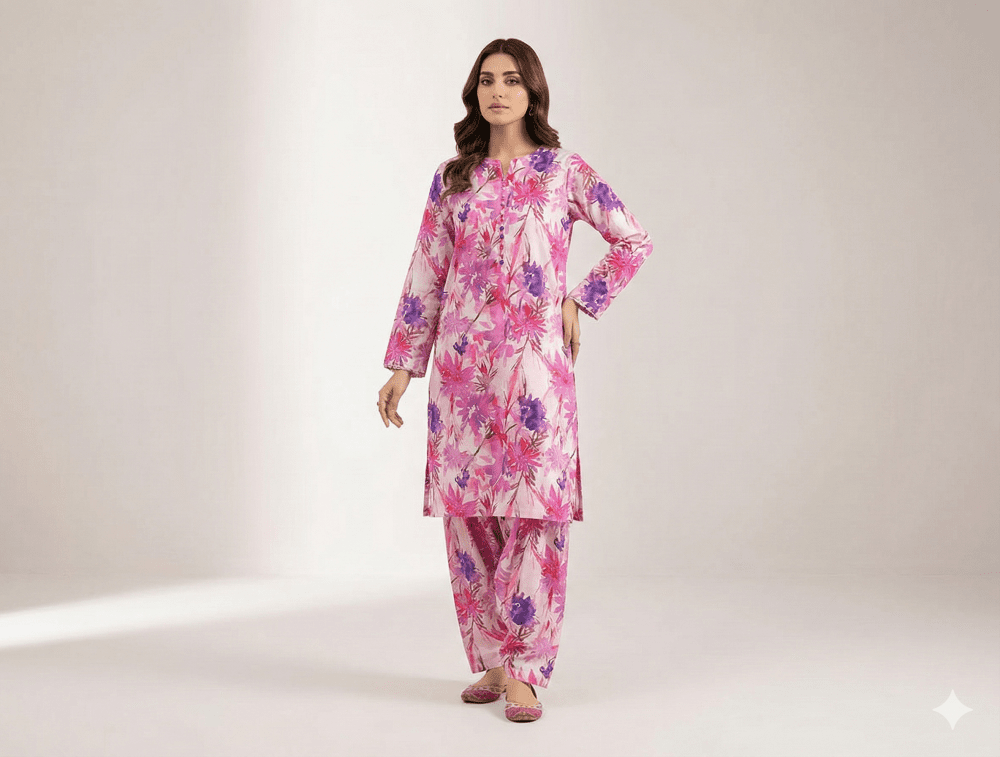 2 Piece Sapphire Lawn (Unstitched) - Wareeb.Shop