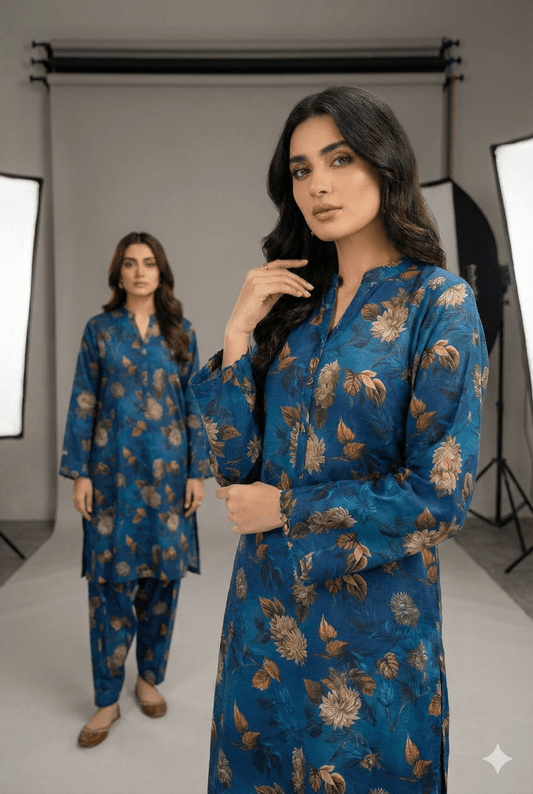 2 Piece Sapphire Lilan Bana Dora (Unstitched) - Wareeb.Shop