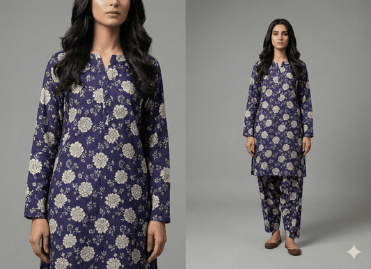 2 Piece Sapphire Lilan Bana Dora (Unstitched) - Wareeb.Shop