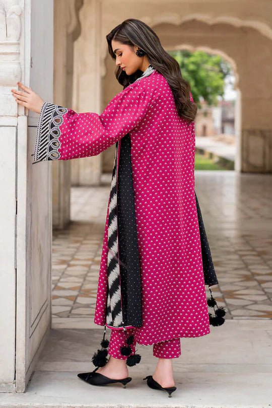 3 Piece Unstitched Digital Printed Pure Lawn Suit with Printed Lawn Dupatta - Wareeb.Shop