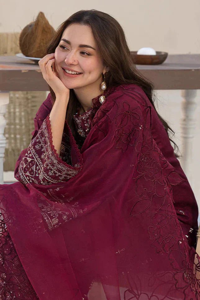 Allys - 3PC Lawn Embroidered Suit - Wareeb.Shop