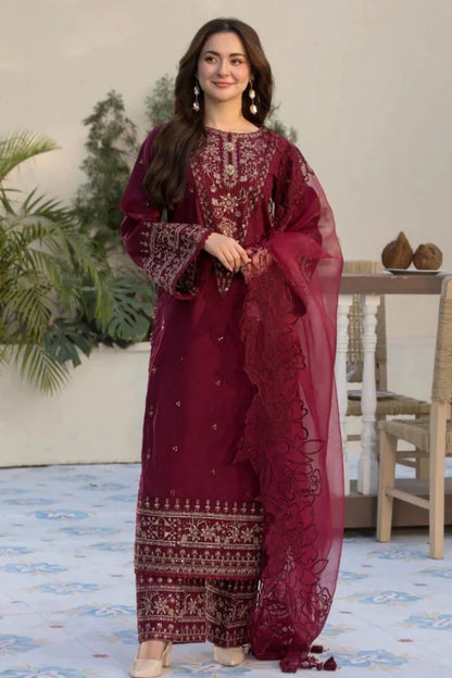 Allys - 3PC Lawn Embroidered Suit - Wareeb.Shop