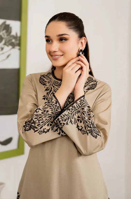 Asling 3PCs Lawn Embroidered Dress With Printed Dupatta - Wareeb.Shop