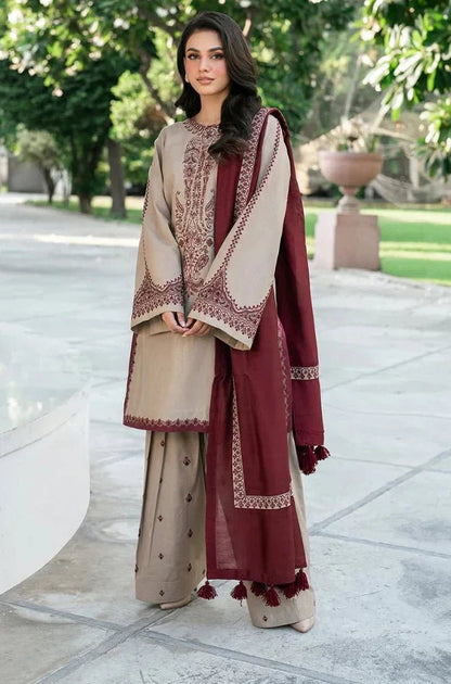 Baroque - Summer 3Pc Lawn Embroidered Suit - Wareeb.Shop