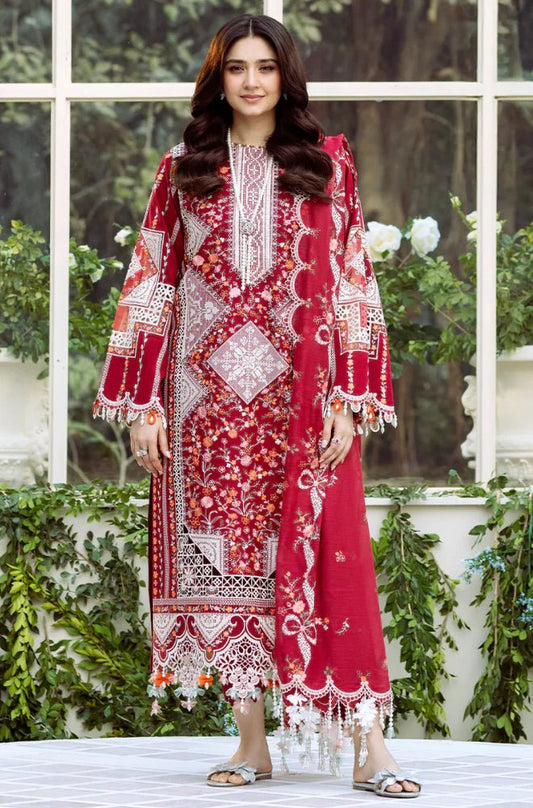 BIN ILYAS - Summer 3PC Lawn Chikankri Embroidered Suit - Wareeb.Shop