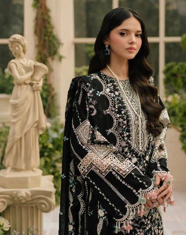 Bin Ilyas - Summer 3Pc Lawn Chikankri Embroidered Suit - Wareeb.Shop