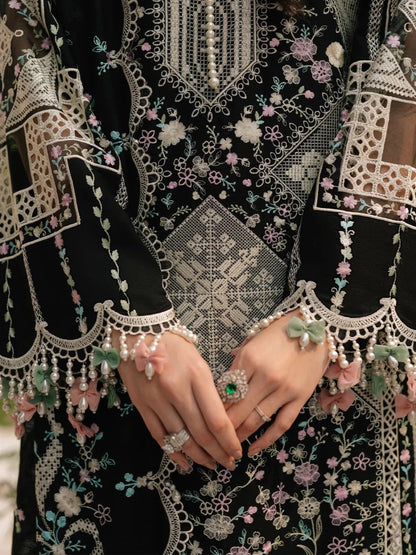 Bin Ilyas - Summer 3Pc Lawn Chikankri Embroidered Suit - Wareeb.Shop