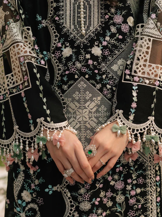 Bin Ilyas - Summer 3Pc Lawn Chikankri Embroidered Suit - Wareeb.Shop