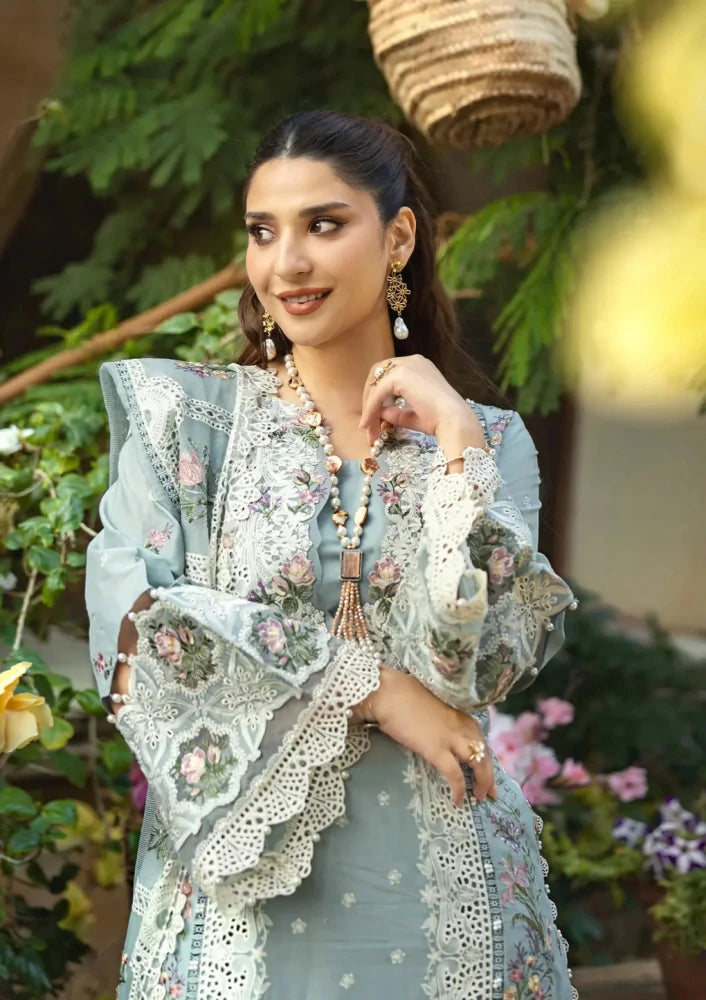 Elaf | Samaa | Unstitched Lawn 3Pc - Wareeb.Shop