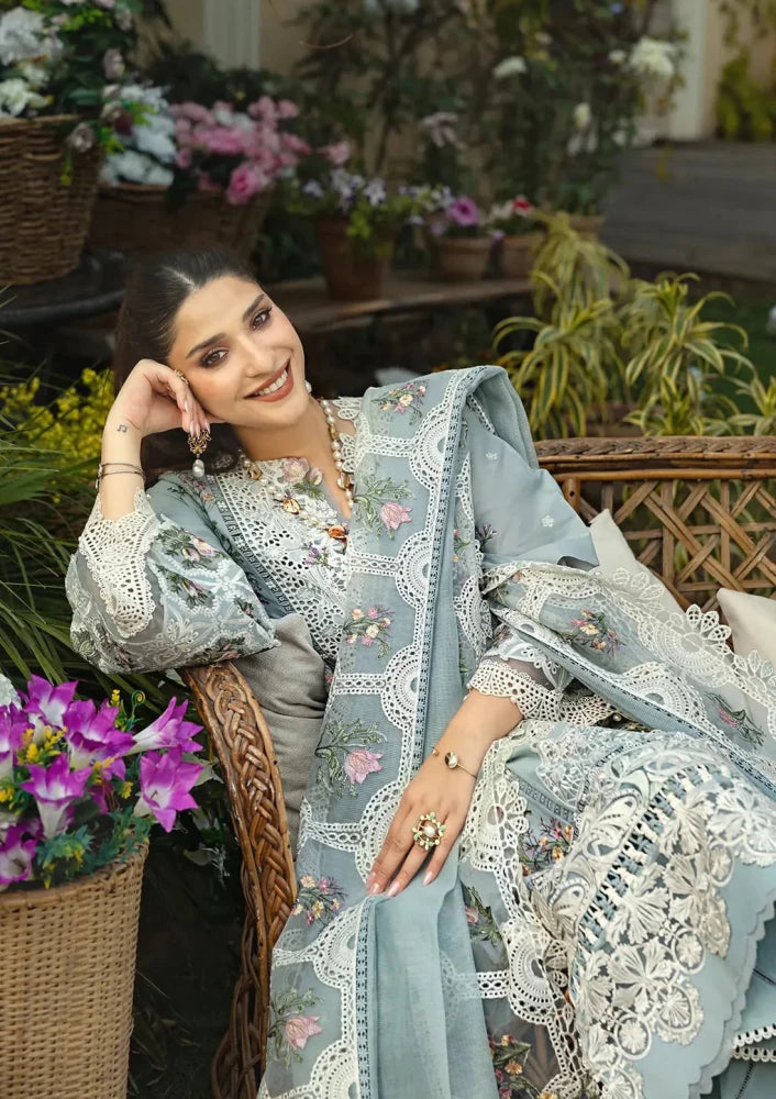 Elaf | Samaa | Unstitched Lawn 3Pc - Wareeb.Shop
