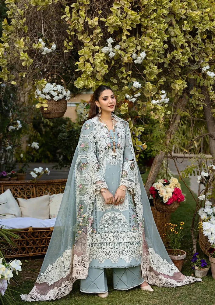 Elaf | Samaa | Unstitched Lawn 3Pc - Wareeb.Shop