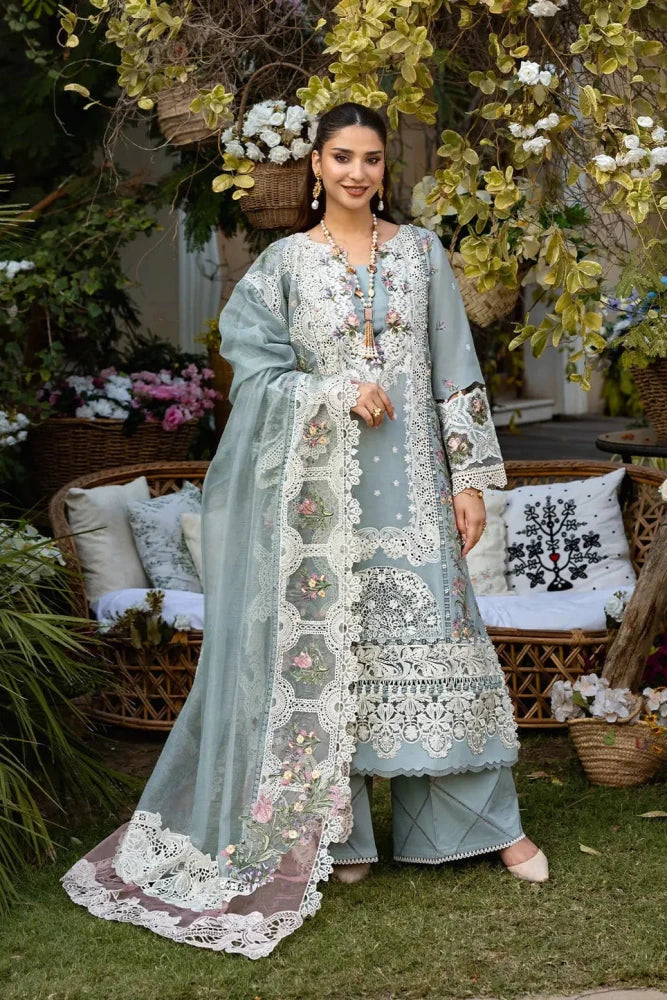 Elaf | Samaa | Unstitched Lawn 3Pc - Wareeb.Shop