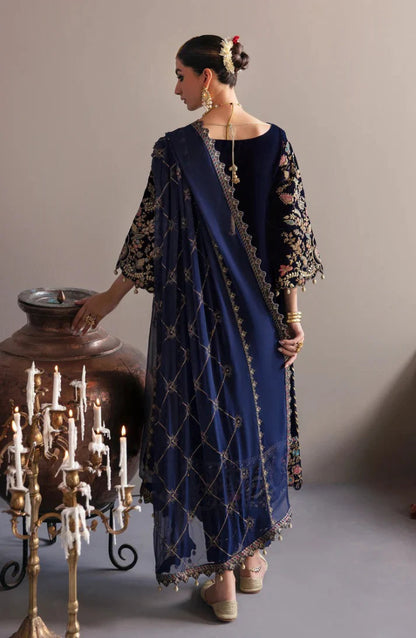 Embroidered Velvet Three piece velvet Collection FCC ZC - 151 - Wareeb.Shop