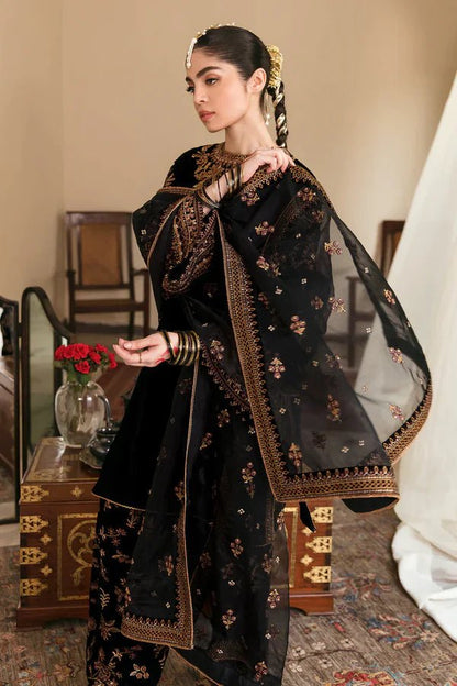 Embroidered Velvet Three piece Winter Collection FCC ZC - 126 - Wareeb.Shop
