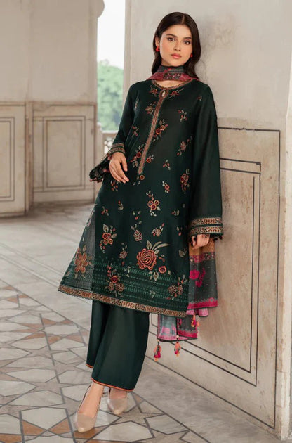 Jazmin Embroidered Dhanak Three Piece D - 125 - Wareeb.Shop