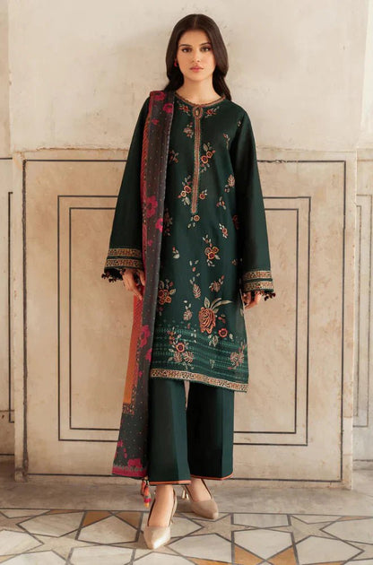 Jazmin Embroidered Dhanak Three Piece D - 125 - Wareeb.Shop