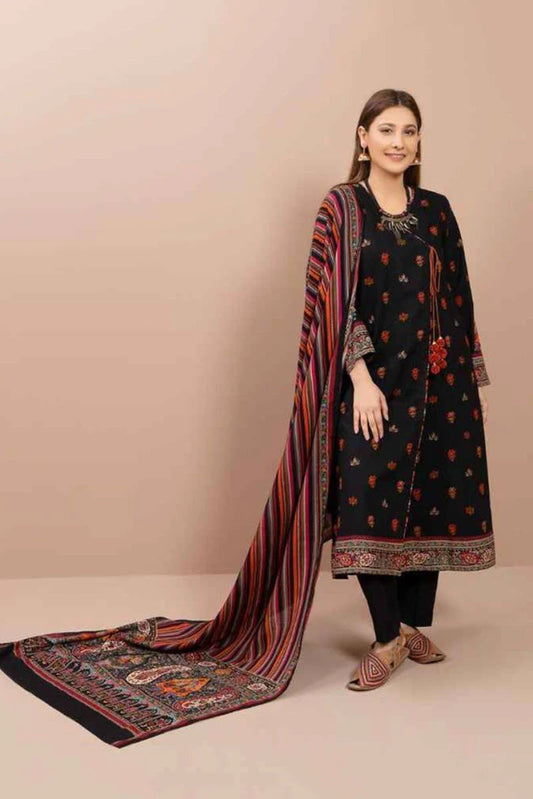 Kayseria Embroidered Dhanak Three Piece KR - 890 - Wareeb.Shop