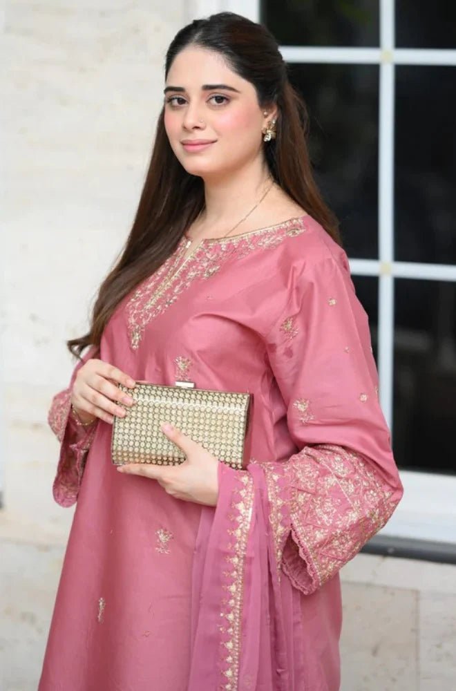 Laam - Summer 3Pc Lawn Embroidered Suit - Wareeb.Shop