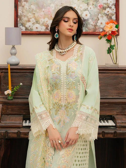 Mahnur | Caroline | 3 Pc Luxury Lawn - Wareeb.Shop