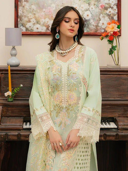 Mahnur | Caroline | 3 Pc Luxury Lawn - Wareeb.Shop