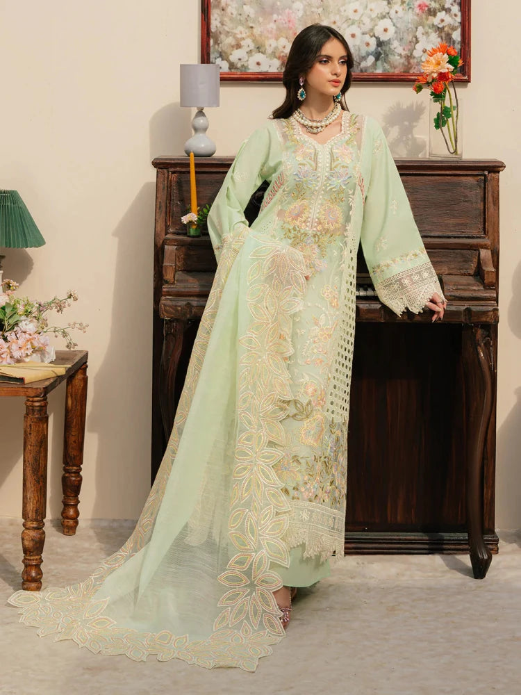 Mahnur | Caroline | 3 Pc Luxury Lawn - Wareeb.Shop