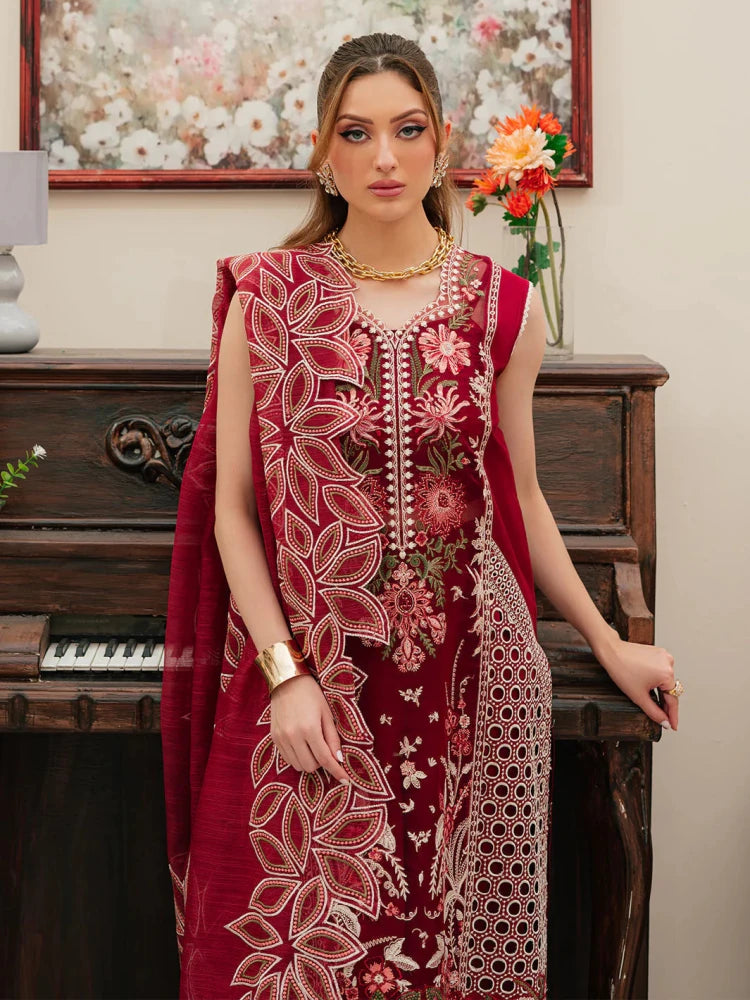 Mahnur | Celestial | 3 Pc Luxury Lawn - Wareeb.Shop