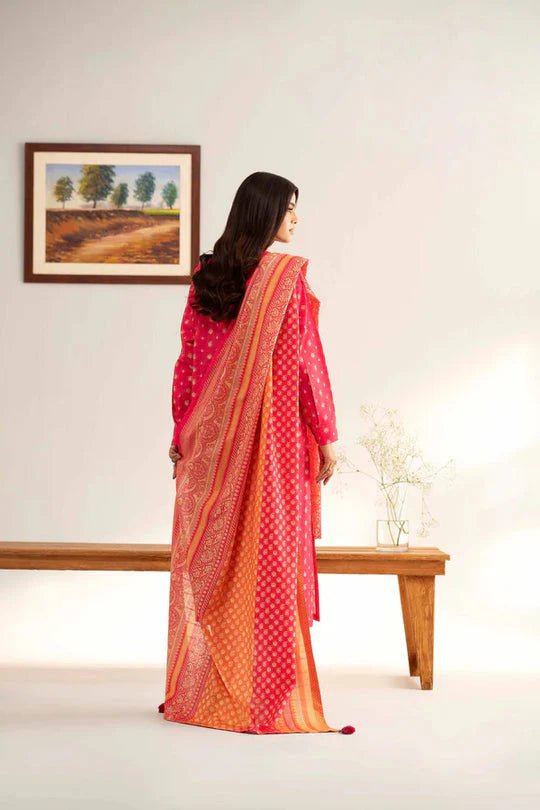 Nishat 3 Piece - Printed Shirt With Printed Trouser - Wareeb.Shop