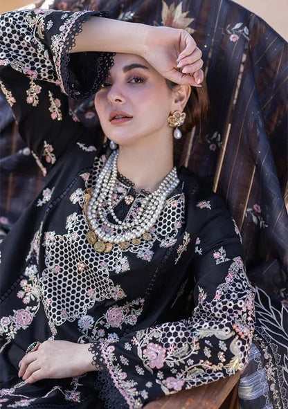 Qalamkar | Hania Amir | Sahil Kinaray | Unstitched Lawn 3Pc - Wareeb.Shop