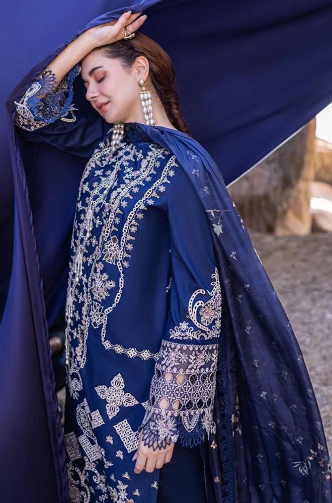 Qalamkar - Summer 3Pc Lawn Embroidered Suit - Wareeb.Shop