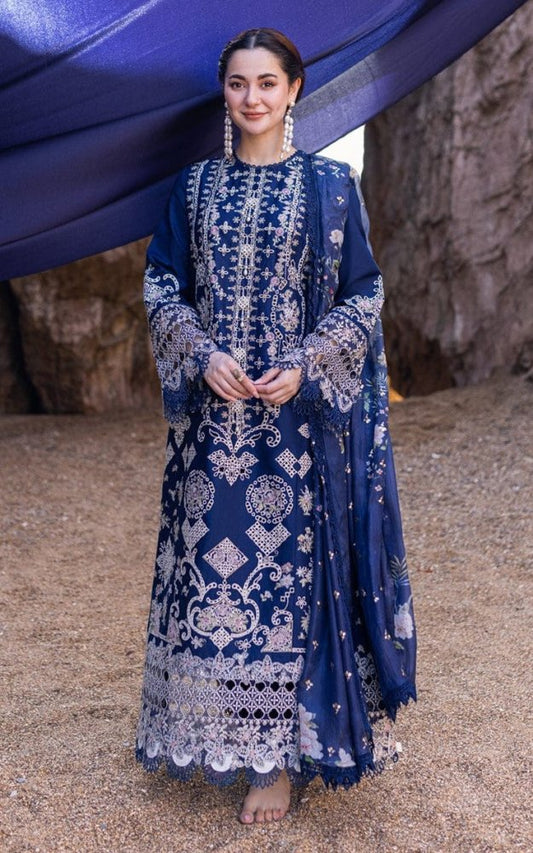 Qalamkar - Summer 3Pc Lawn Embroidered Suit - Wareeb.Shop