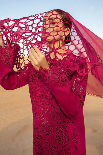 Rang Rasiya - 3Pc Lawn Chikankari Embroidered Shirt With Embroidered Dupatta - Wareeb.Shop